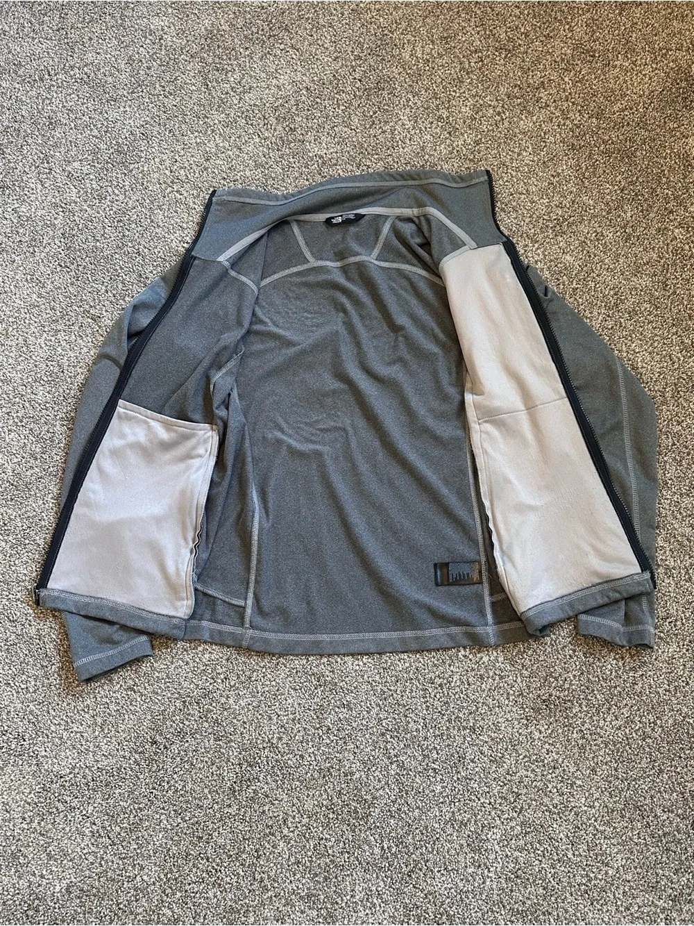 The North Face lightweight gray